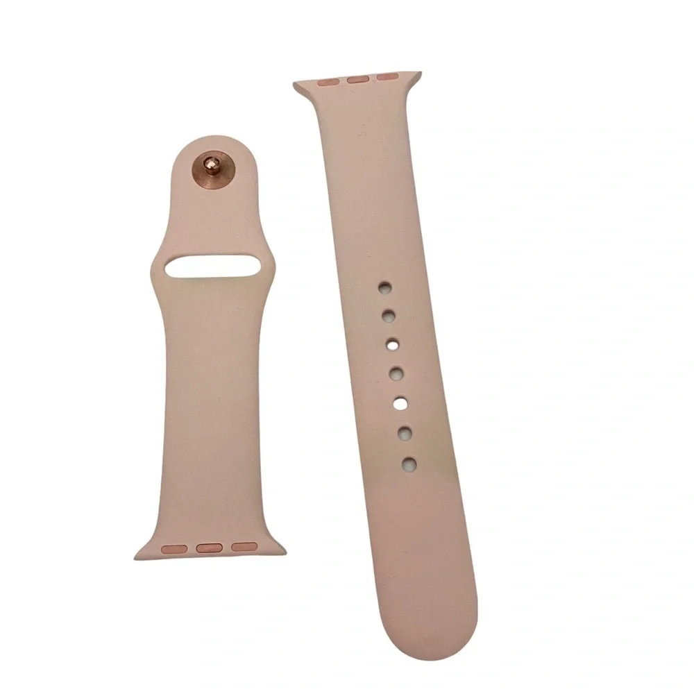 Apple Watch Baby Pink Silicone Strap 38mm